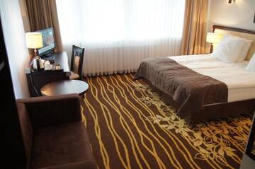 Фото номера Двухместный номер с 1 диваном-кроватью Отель Hotel Business Faltom Gdynia г. Румя 3